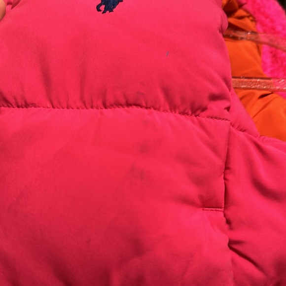 Ralph Lauren Reversible vest, Size S (7) pink and orange - Picture 5 of 11